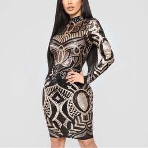 Make Me Art Mesh Dress